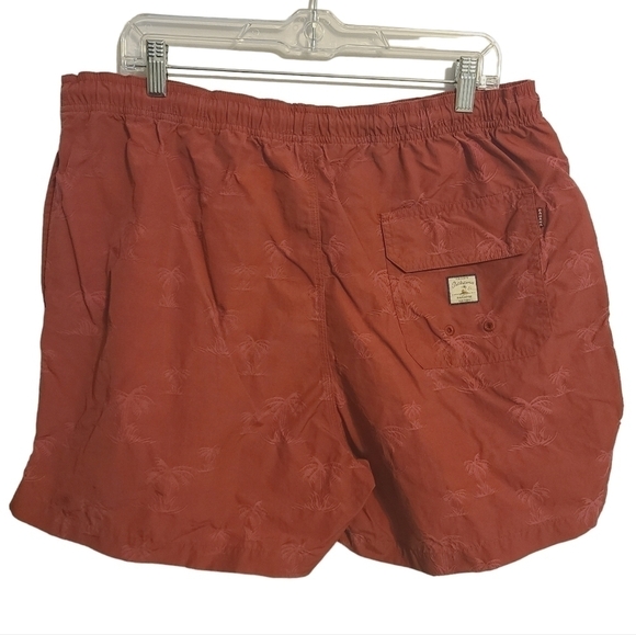 Tommy Bahama | Men's Paradise Nation Nylon Palm Print Swim Trunks (Size Large) - Picture 13 of 13